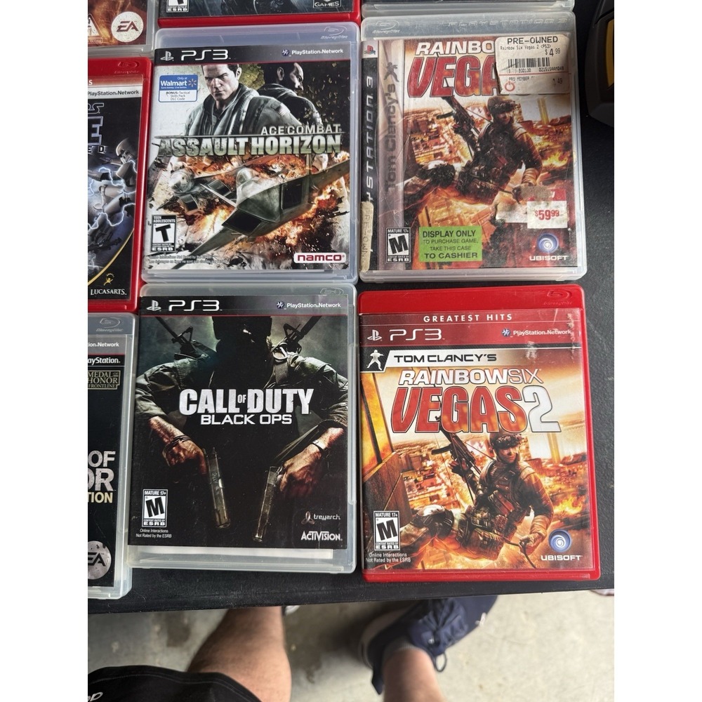 Thrustmaster Top Gun Joystick + PS3 Game Lot COD Batman AC3 L.A. Noire - Picture 9 of 9